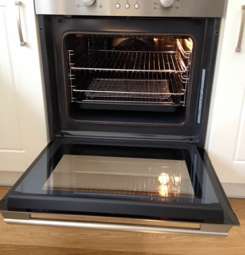 oven after cleaning